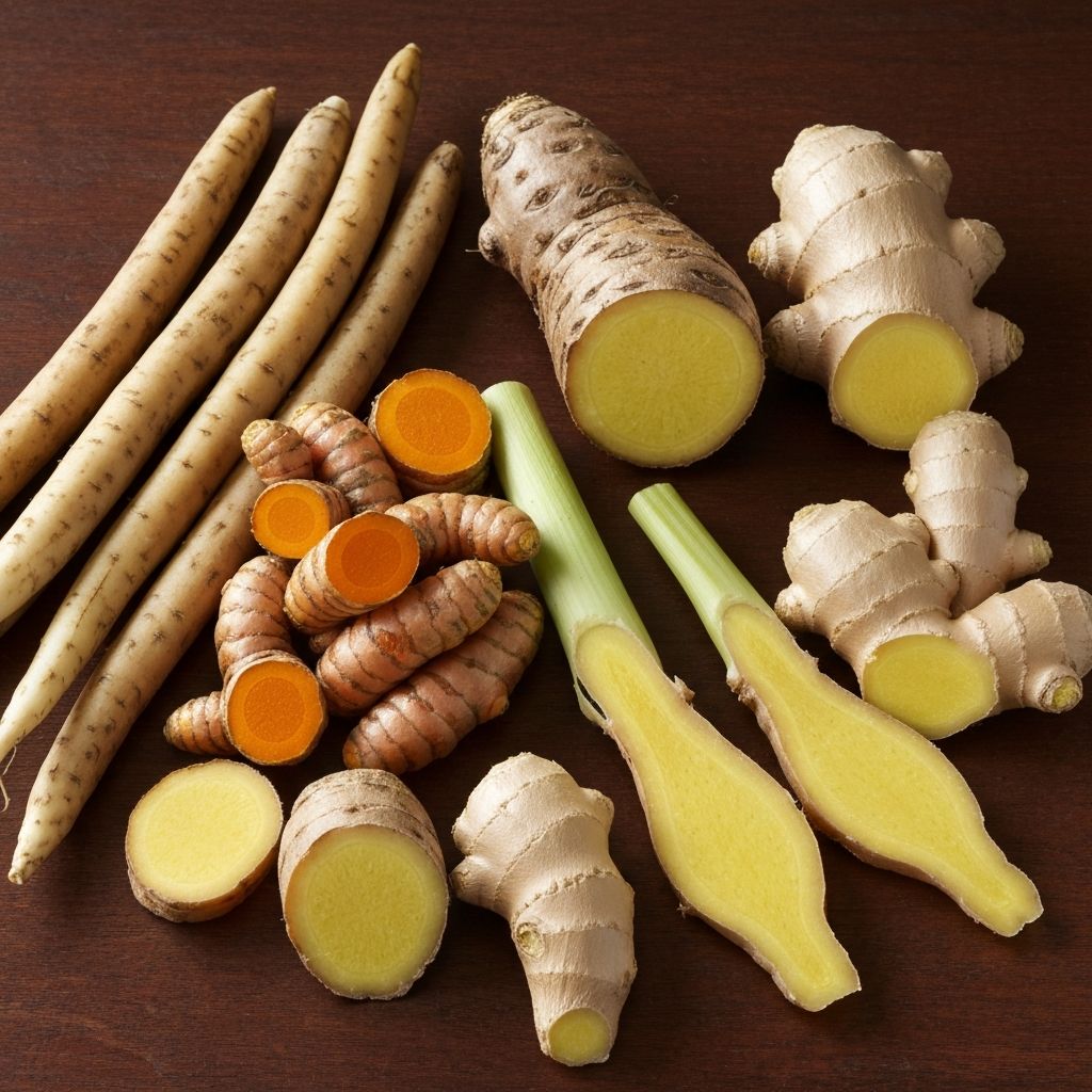 Root vegetables and nutritional elements